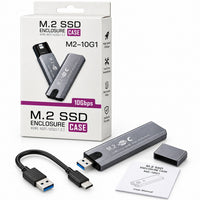 M.2 NVMe NGFF SSD Enclosure 10Gbps USB-C