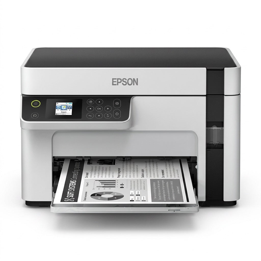 Epson EcoTank M2120 Mono All-in-One Ink Tank Printer - 15 ppm, Wi-Fi, Print/Scan/Copy