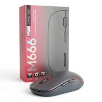 ZORNWEE M666 Wireless Mouse 2.4G + BT