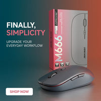 ZORNWEE M666 Wireless Mouse 2.4G + BT