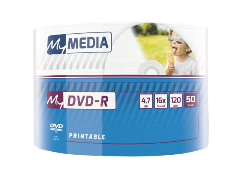 MyMedia Dvd-r 4.7gb 120 Min 16 X 50 Pack
