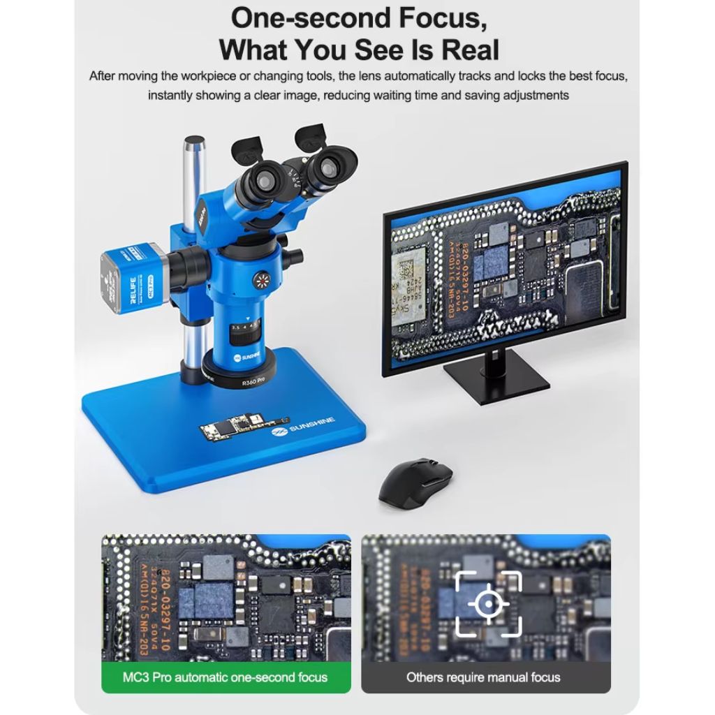 RELIFE MC3 Pro Autofocus HD Microscope
