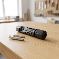 MC4 Solar PV Connector Set - Male & Female Connectors with Crimp Contacts for Solar Panel Cables (MC4-CONNECTOR) – view 3