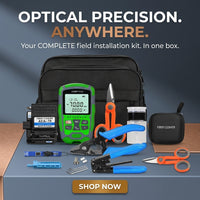 COMPTYCO MC70-15MW and AUA-7S fibre optic tool kit with cleaver and visual fault locator (view 4)