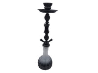 MEDIUM Nareen 2 Pipe Hookah Balck  -Fl