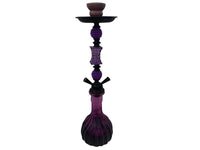 MEDIUM Nareen 2 Pipe Hookah Blue -Fl