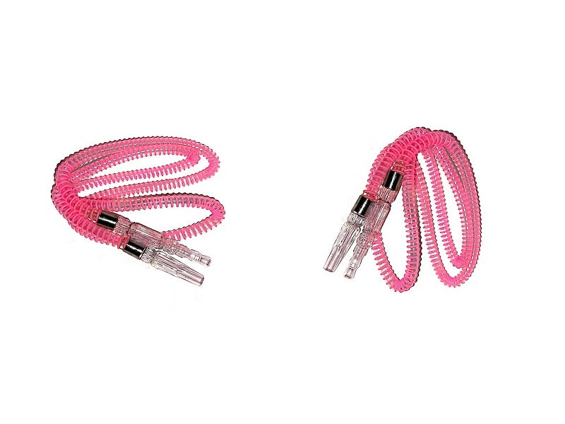 MEDIUM Nareen 2 Pipe Hookah Pink  -Fl