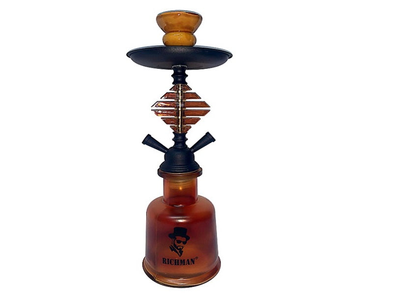 MEDIUM  Richman 2 Pipe Hookah-Fl
