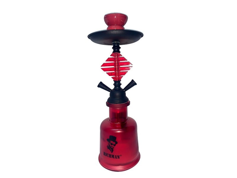 MEDIUM  Richman 2 Pipe Hookah-Fl
