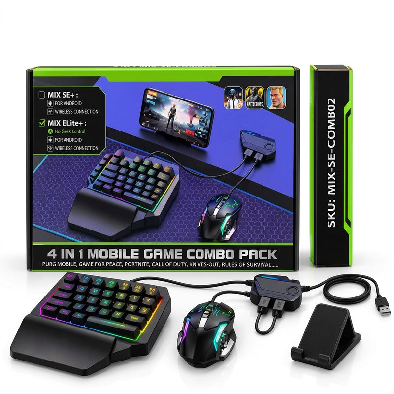MIX SE 4-in-1 Mobile Gaming Keyboard Set