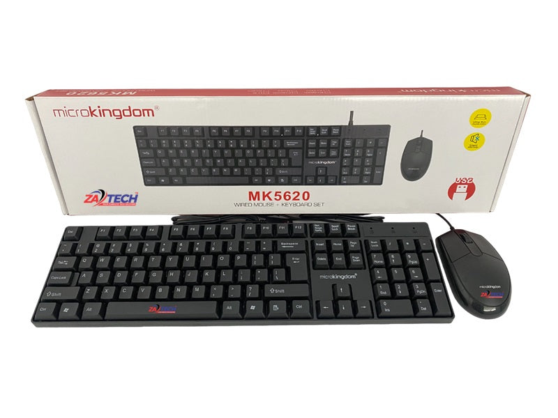 MICROKINGDOM Wired Combo Keyboard