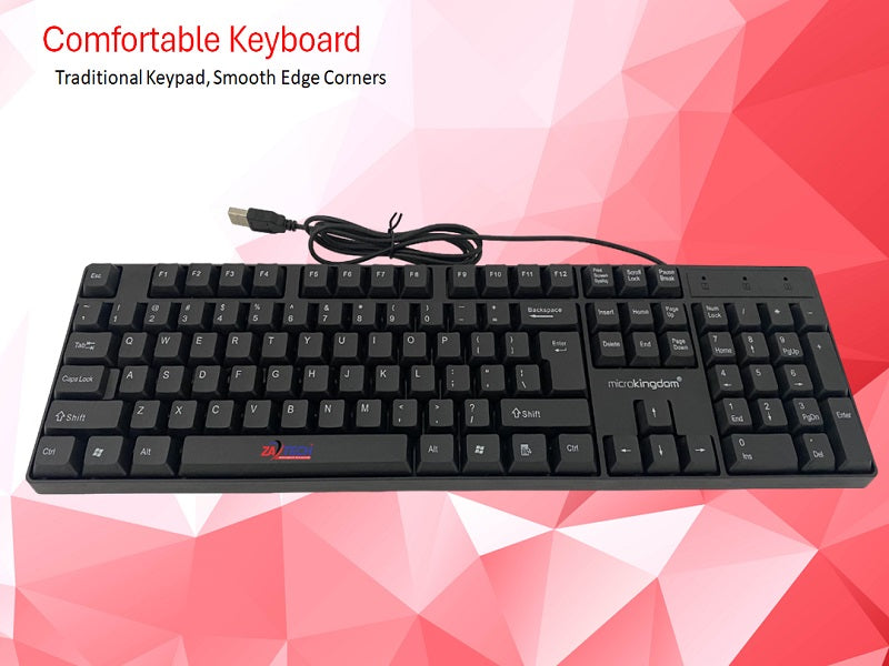 MICROKINGDOM Wired Business  Keyboard