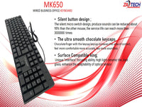 MICROKINGDOM Wired Business  Keyboard