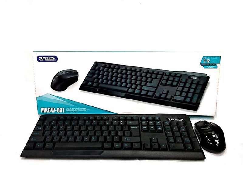 ZATECH Wireless Keyboard + Mouse
