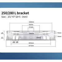 L Bracket for 280KG Magnetic Lock