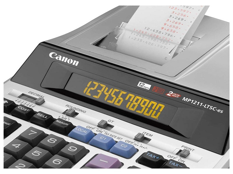 CANON 12 Digit 2 Color Lcd Printing Calc
