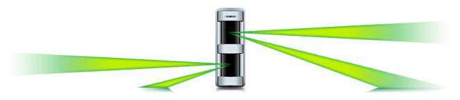 TAKEX Ms12Fe External Pir Dual Zone Upto