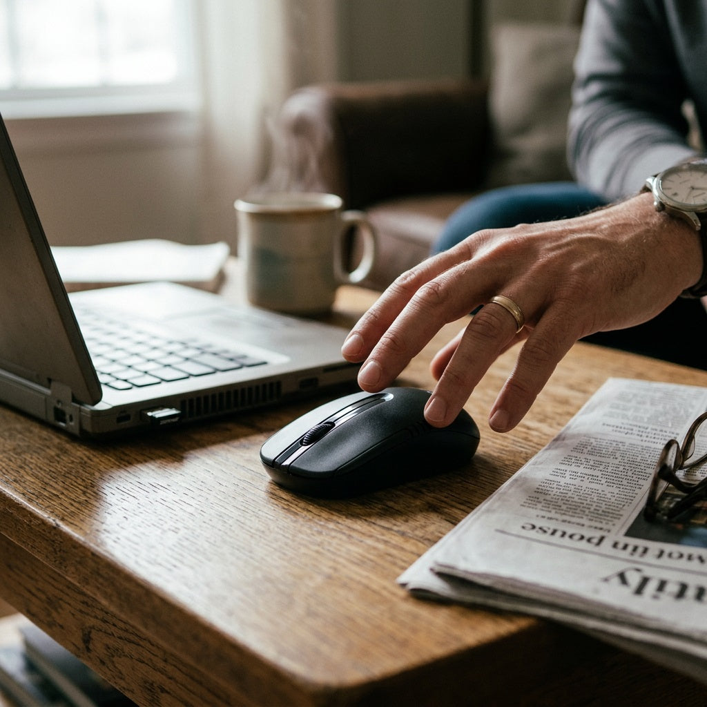 ZORNWEE Wireless Optical Mouse for Lapto