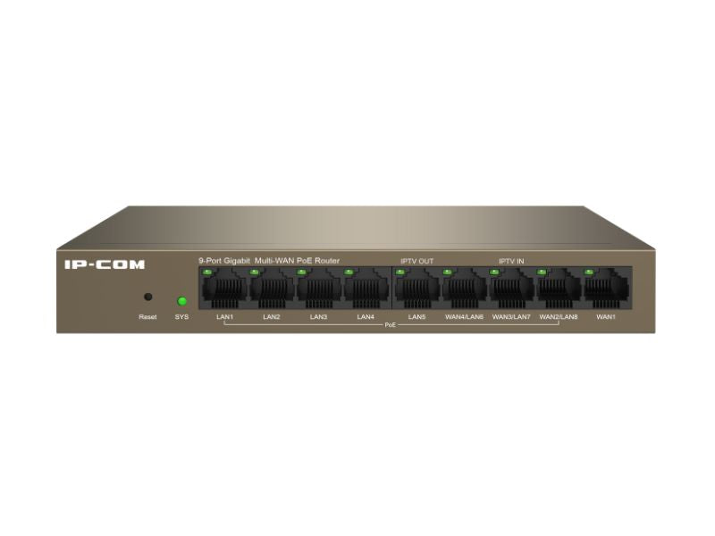 IP-COM 9 Port Cloud Managed PoE Router