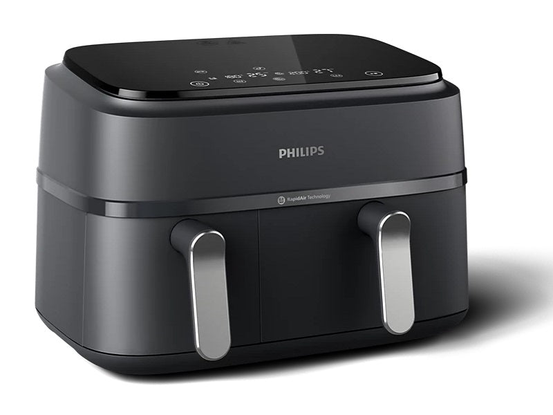 PHILIPS S3000 Dual Basket Airfryer Blk