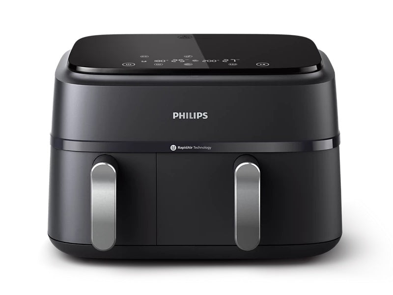 PHILIPS S3000 Dual Basket Airfryer Blk