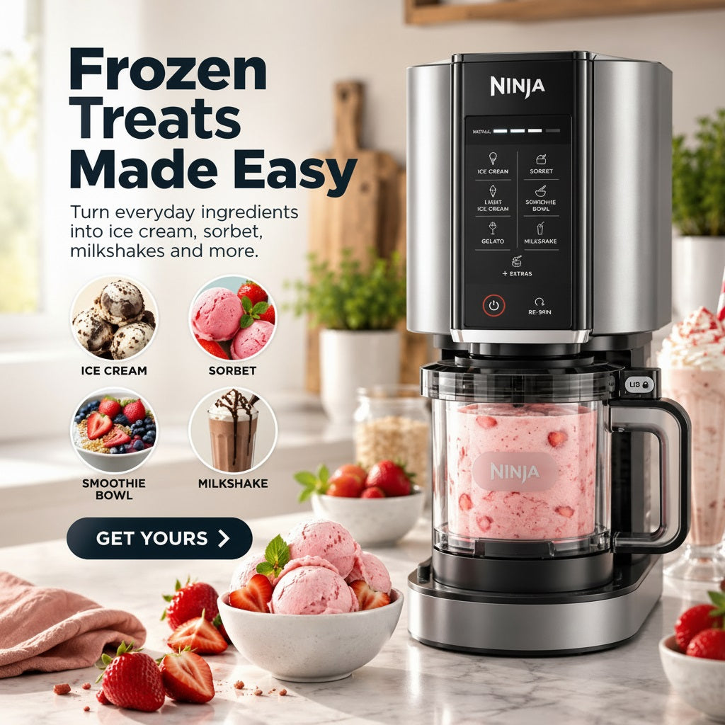 Ninja CREAMi NC302EU 7-in-1 Ice Cream
