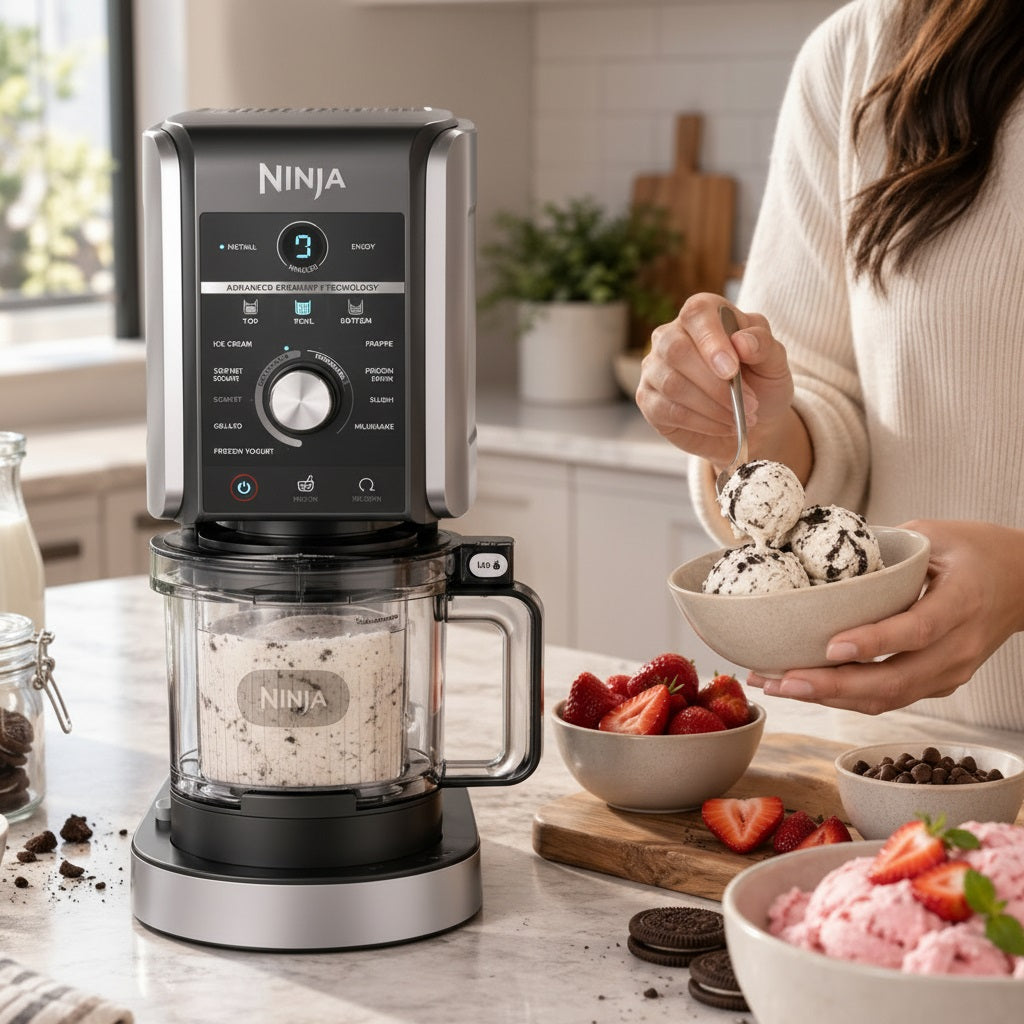 Ninja CREAMi Deluxe 10-in-1 Ice Cream