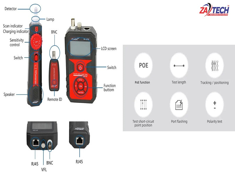 ANTI El Cable Lenghth Tester Nf-858C