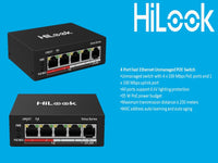 Hilook 4Port 100Mbps  Poe Switch