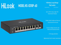 Hilook 8Port 100Mbps Network Poe Switch