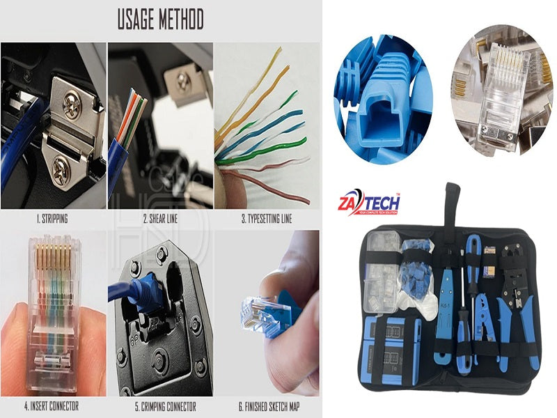 NETWORK Tool Kit 10 Pcs For Computer