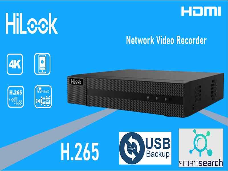 Hilook 4Ch 1U 4K Nvr No Poe