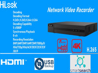 Hilook 8Ch 1U 4K Nvr No Poe