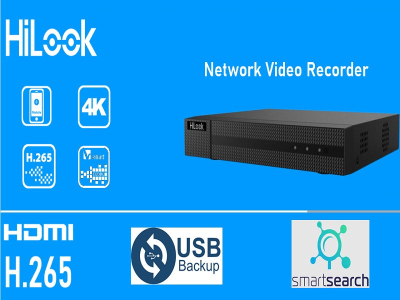 Hilook 16Ch 1U 4K Nvr No Poe