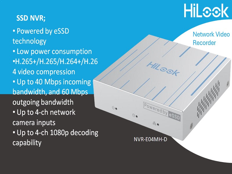 Hilook 4Ch 1Tb Ssd Nvr