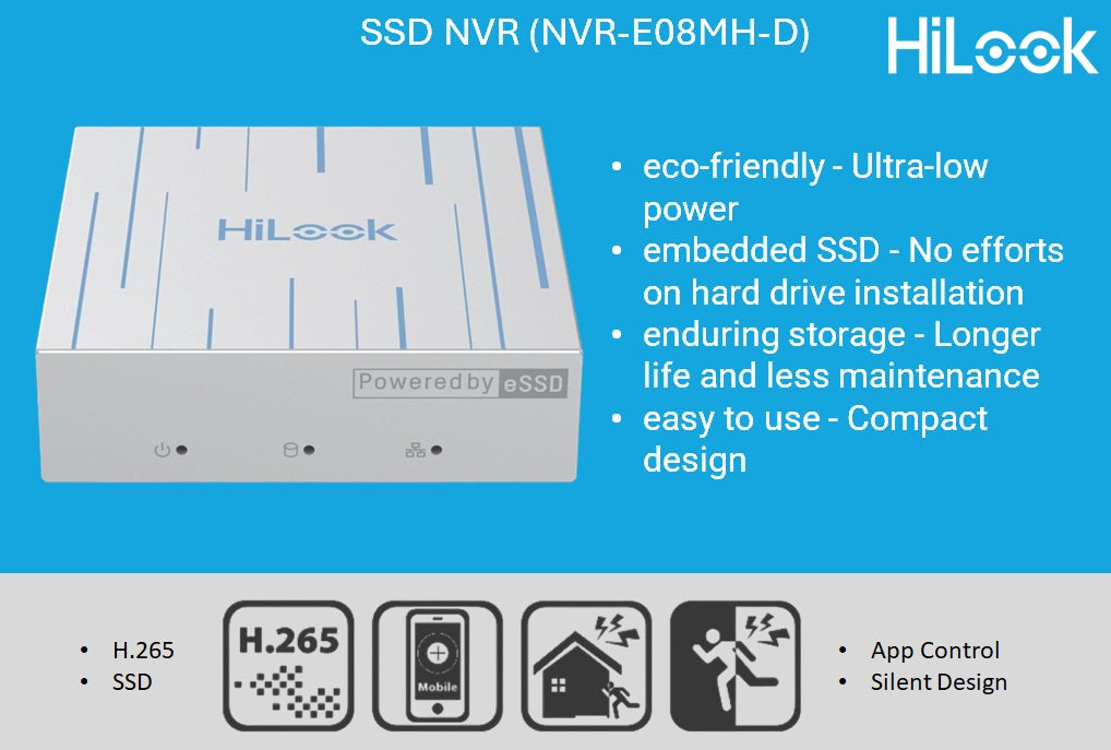 Hilook 8Ch 1Tb Ssd Nvr