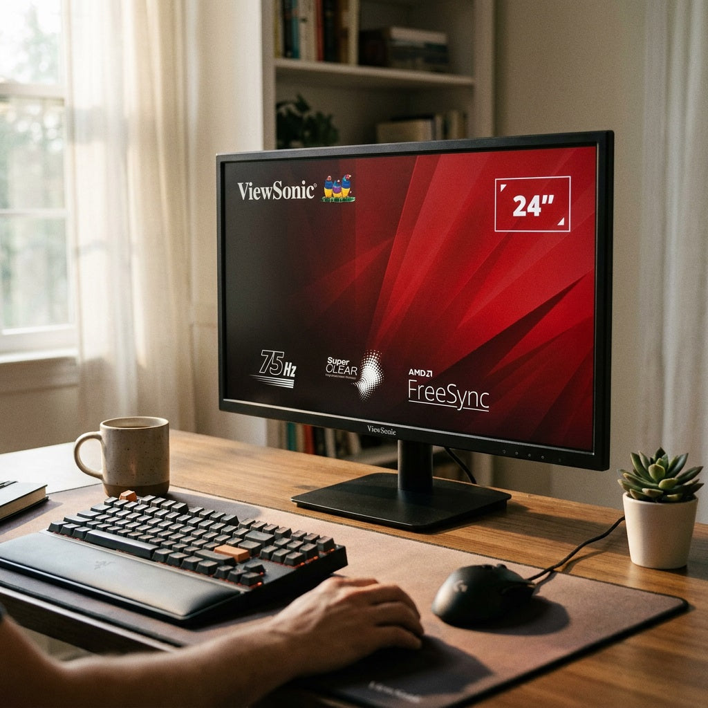 Open Box Viewsonic 23.6" LCD Monitor