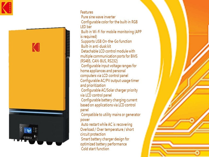KODAK Max 7.2Kw 48V Solar Off-Grid
