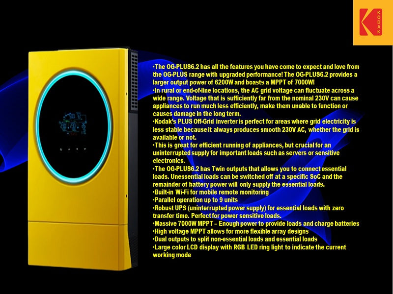 KODAK 6.2Kw 48V Solar Off-Grid Inverter