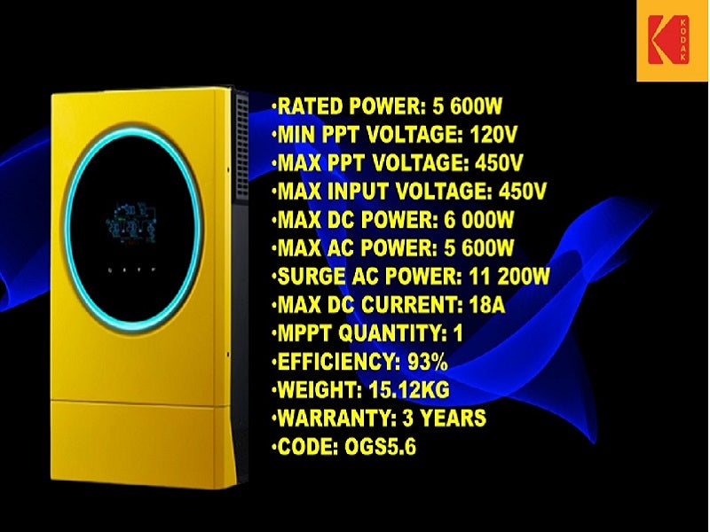 KODAK 5.6Kw 48V Solar Off-Grid Inverter