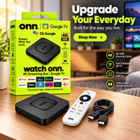 onn. 4K Android 15 TV Box 8GB RAM 128GB