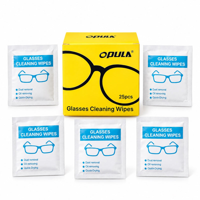 Opula Glasses & Lens Cleaning Wipes– 25p