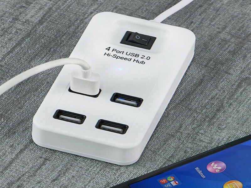 GENERIC 4 Port Usb Hub 1.2Mtr Usb2.0