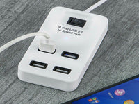 GENERIC 4 Port Usb Hub 1.2Mtr Usb2.0
