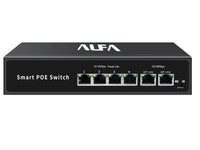 ALFA 6 Port 65W Smart Poe Switch