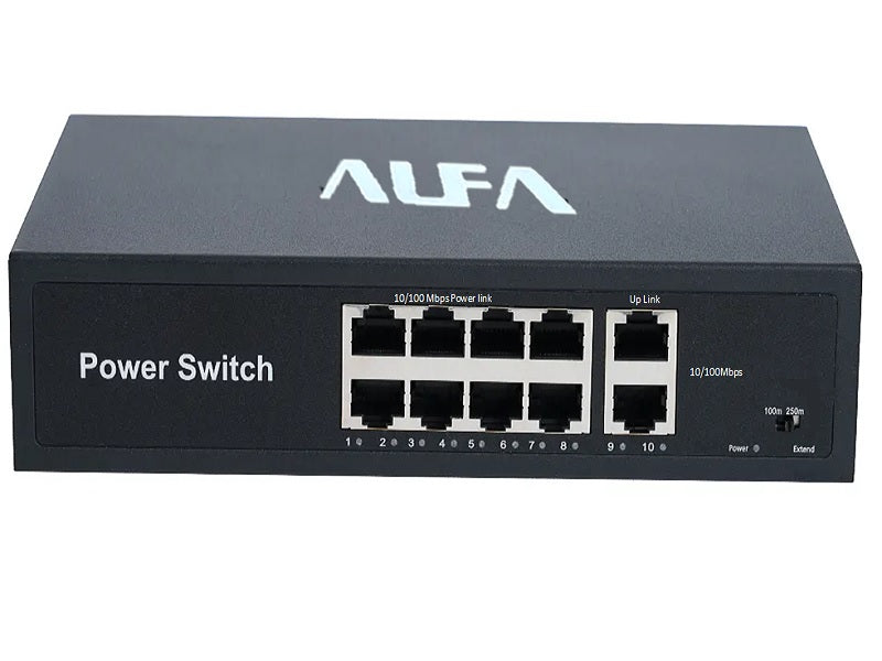ALFA 10 Port 120W Smart Poe Switch