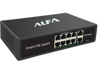 ALFA 10Port 120W Smart Poe Switch