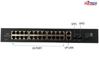 ALFA 28 Port 300W Smart Poe Switch