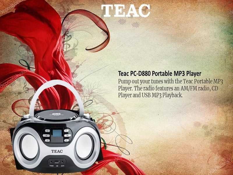 TEAC Cd/Mp3/Fm Portable Radio