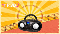 TEAC Pc-D90 Cd/Fm Portable Radio